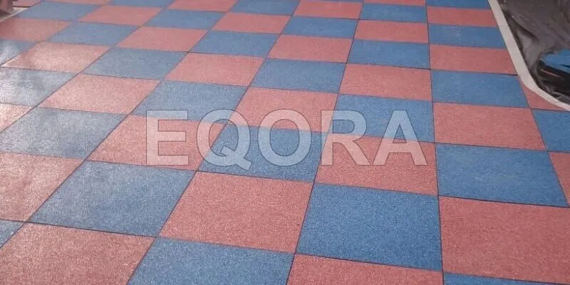 Резиновое покрытие из крошки для автосервисов в Куртамыше