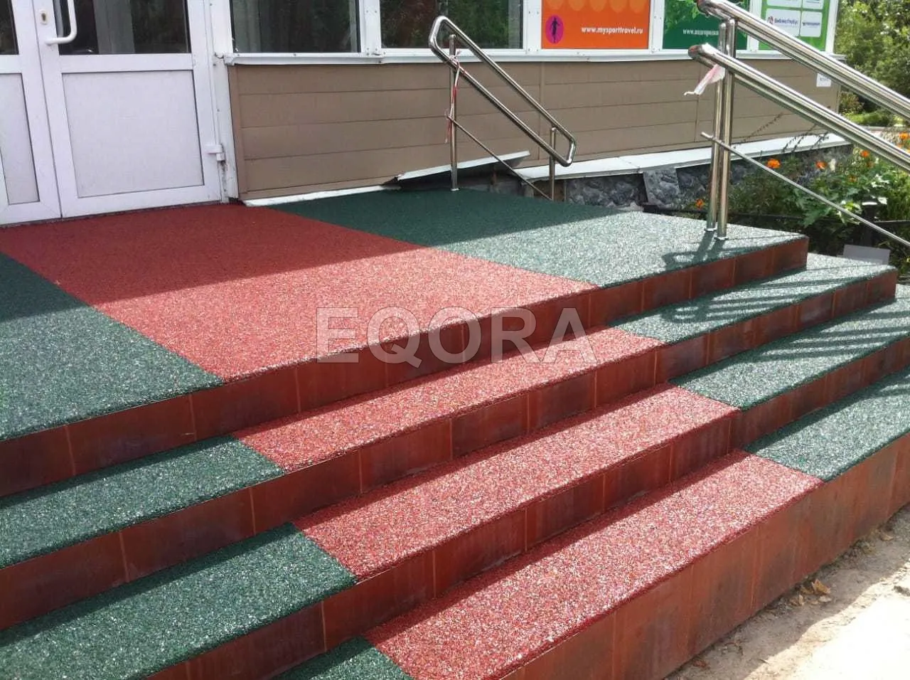 Резиновое покрытие на травмоопасные участки из резиновой крошки в Куртамыше